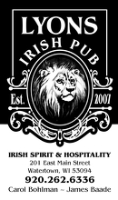 Lyons Irish Pub Logo Lyons Irish Pub Logo