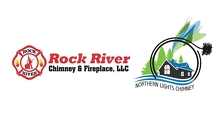 Rock River Chimney Northern Lights Chimney Logo Rock River Chimney Northern Lights Chimney Logo