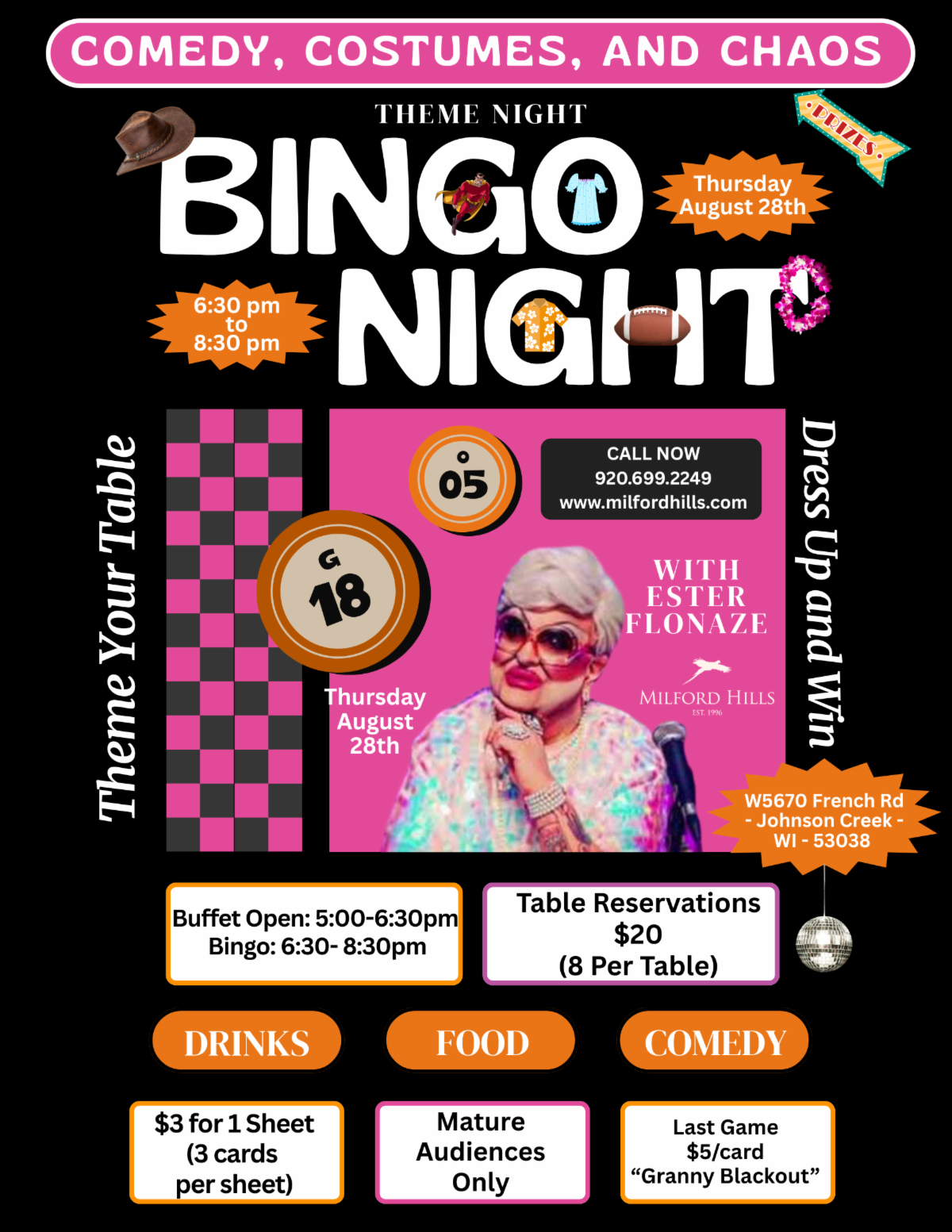 Milford Hills Bingo Night