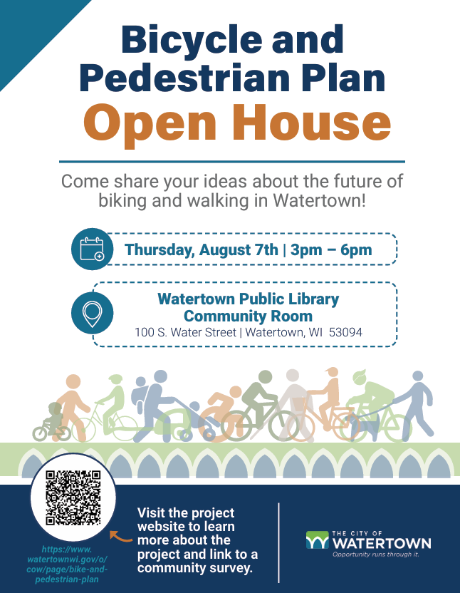 Join Us: Watertown Bicycle & Pedestrian Planning Open House