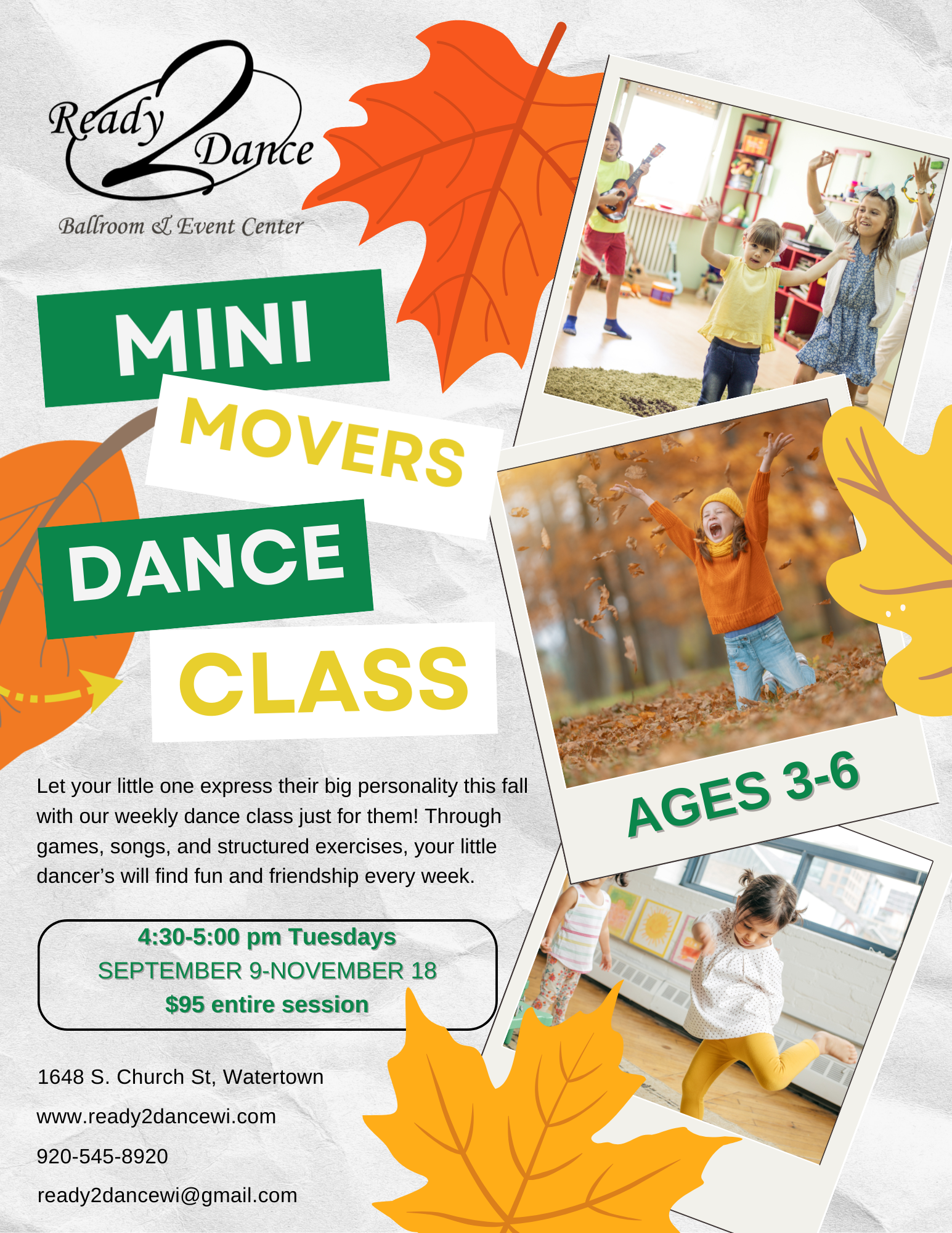 Mini Movers Dance Class