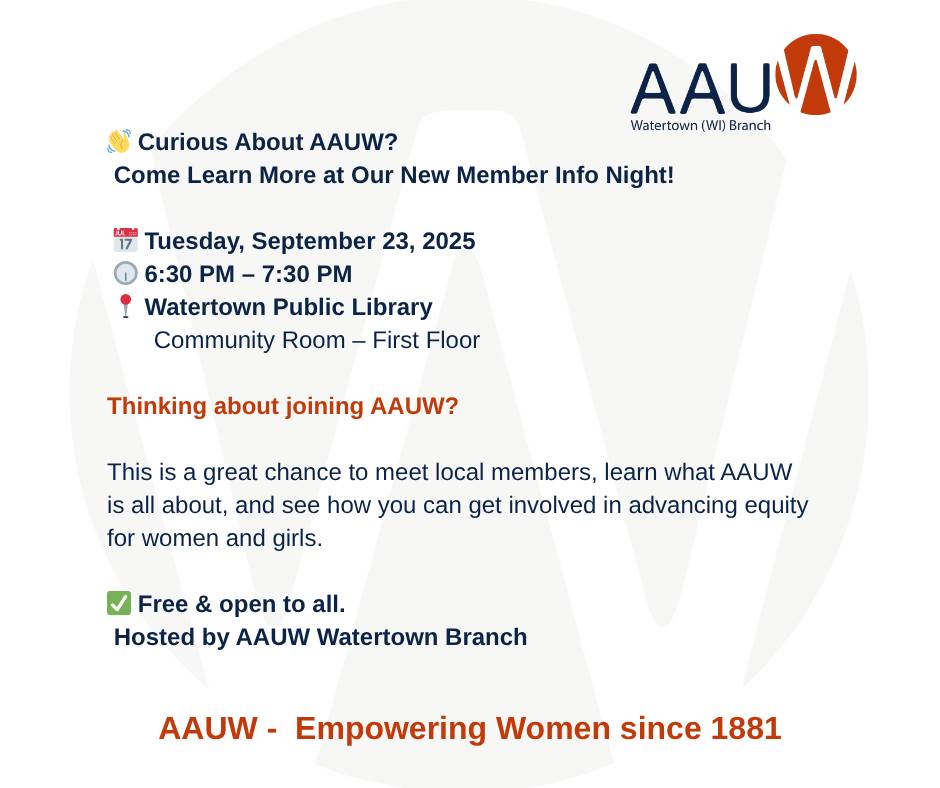 AAUW Branch New Member Night