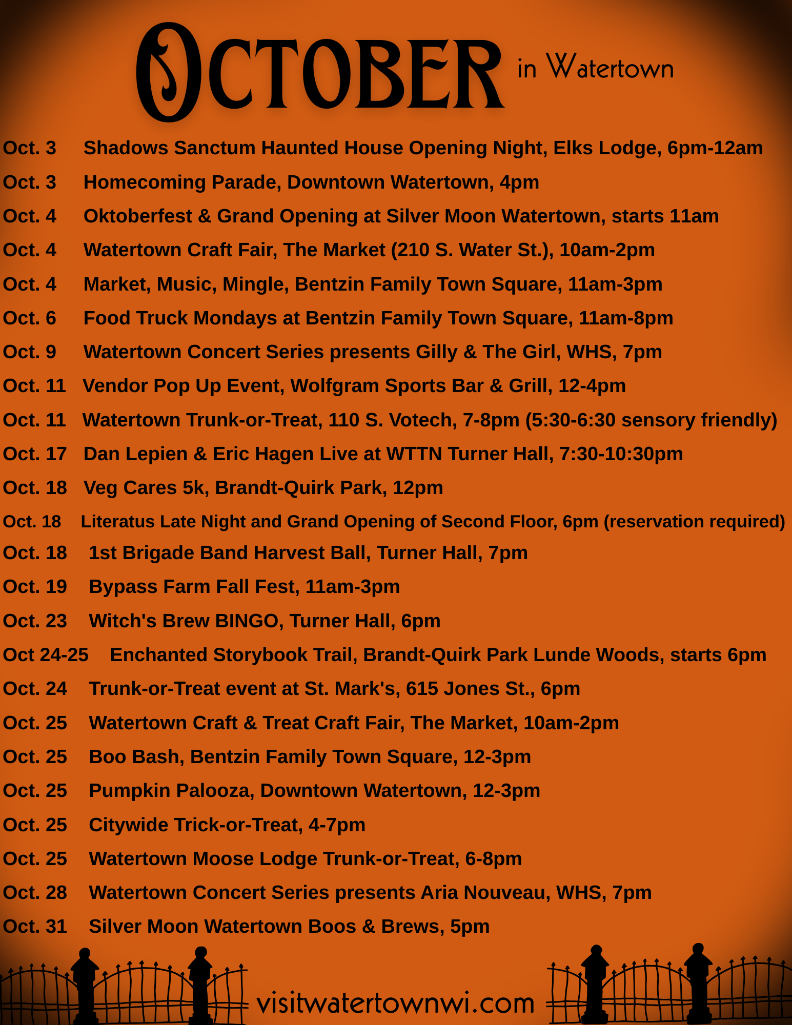 October Calendar