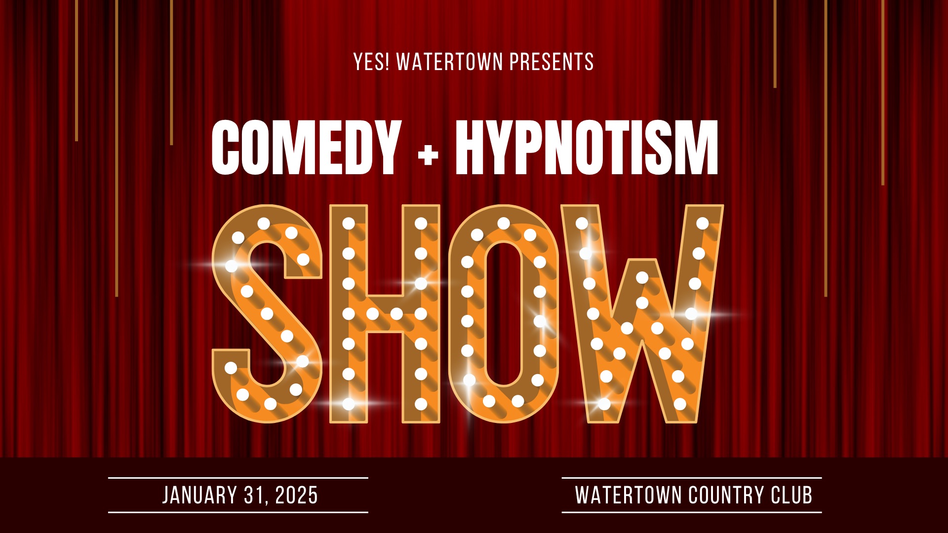 Comedy & Hypnotism for a Cause