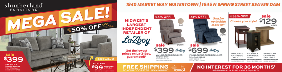 Watertown Area Chamber Member Sponsor Slumberland