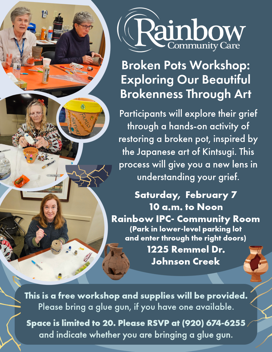 Rainbow Community Broken Pot Workshop