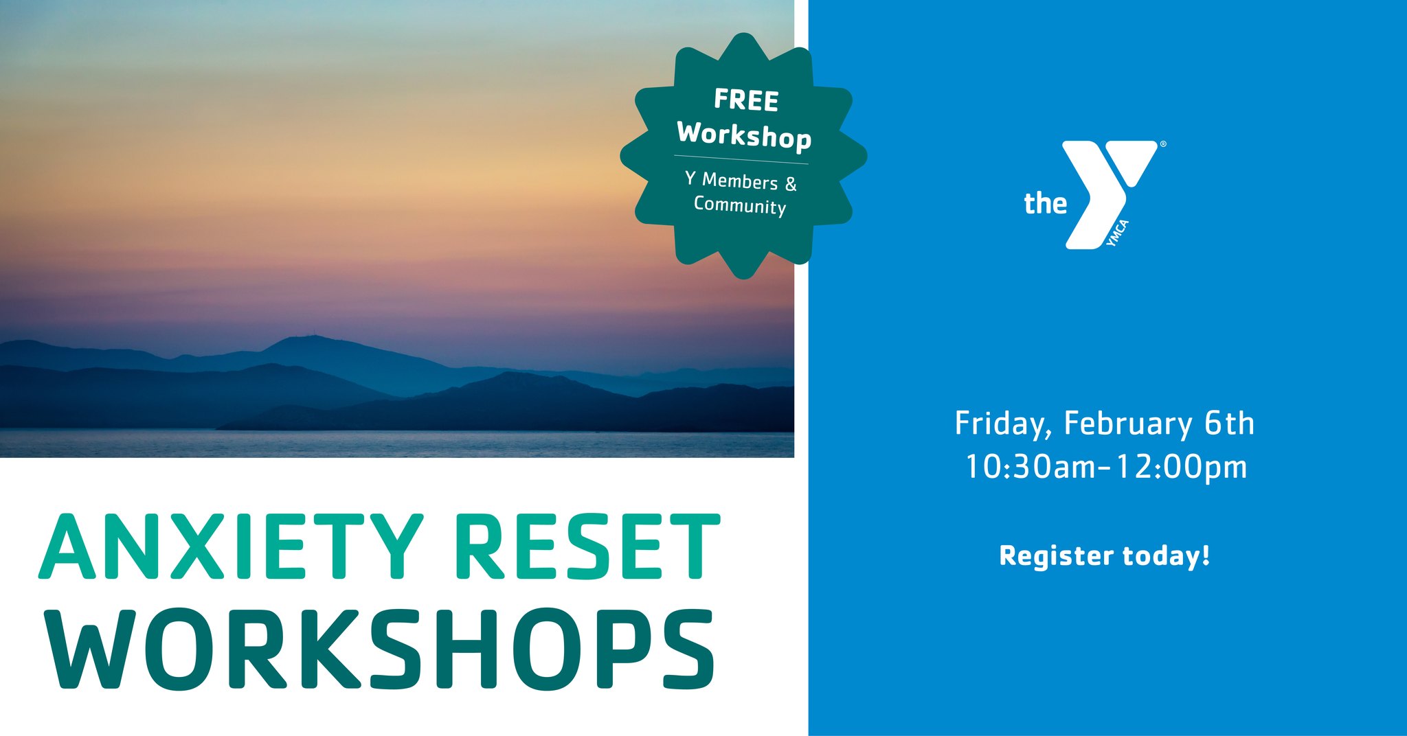 YMCA Anxiety Workshop