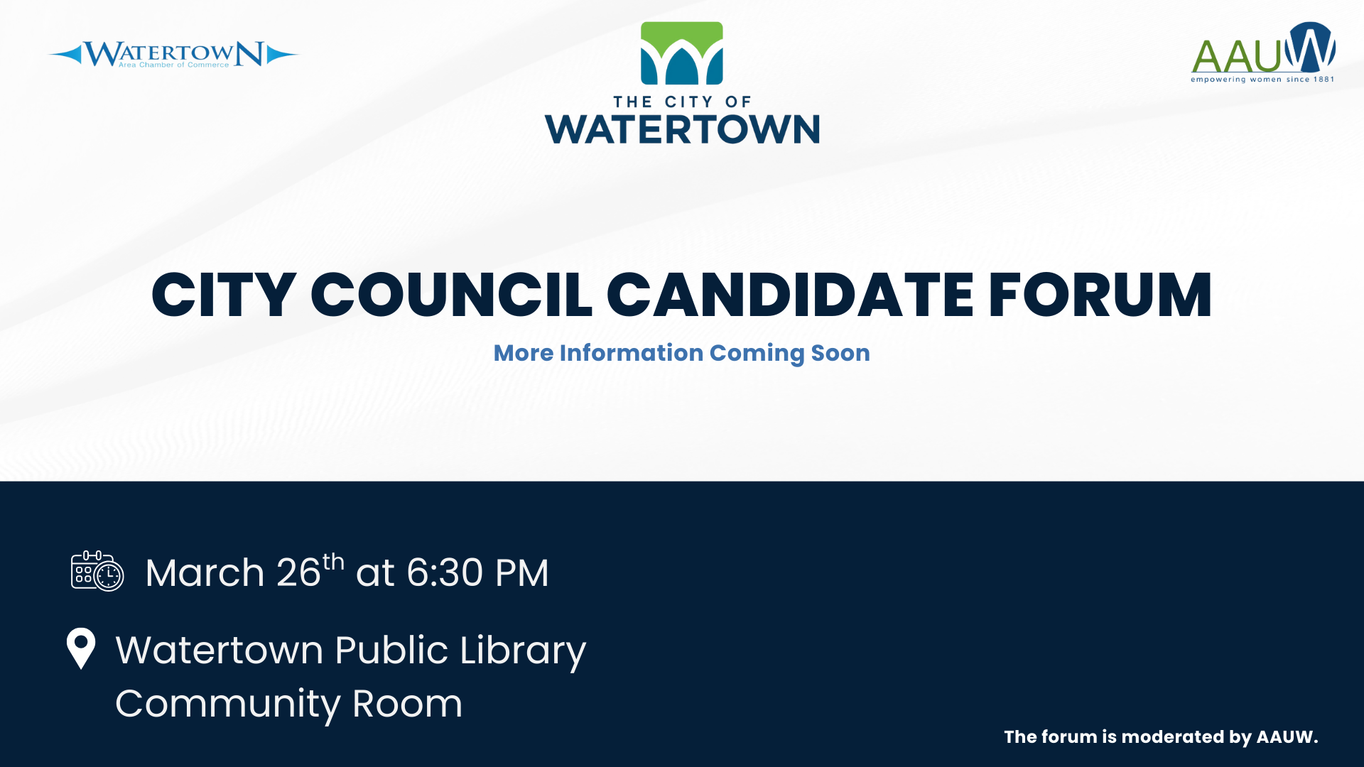 City Council Candidate Forum