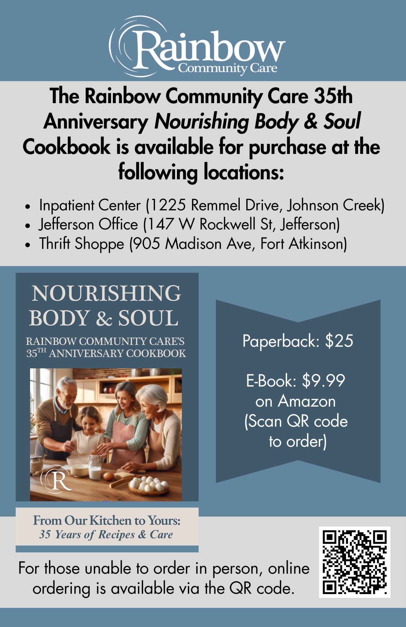 Rainbow Cares Cookbook