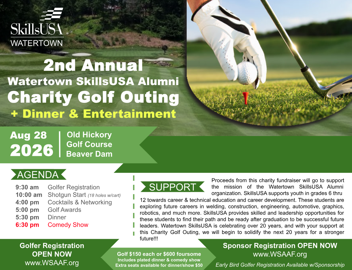 2nd Annual Charity Skills USA Alumni Golf Outing