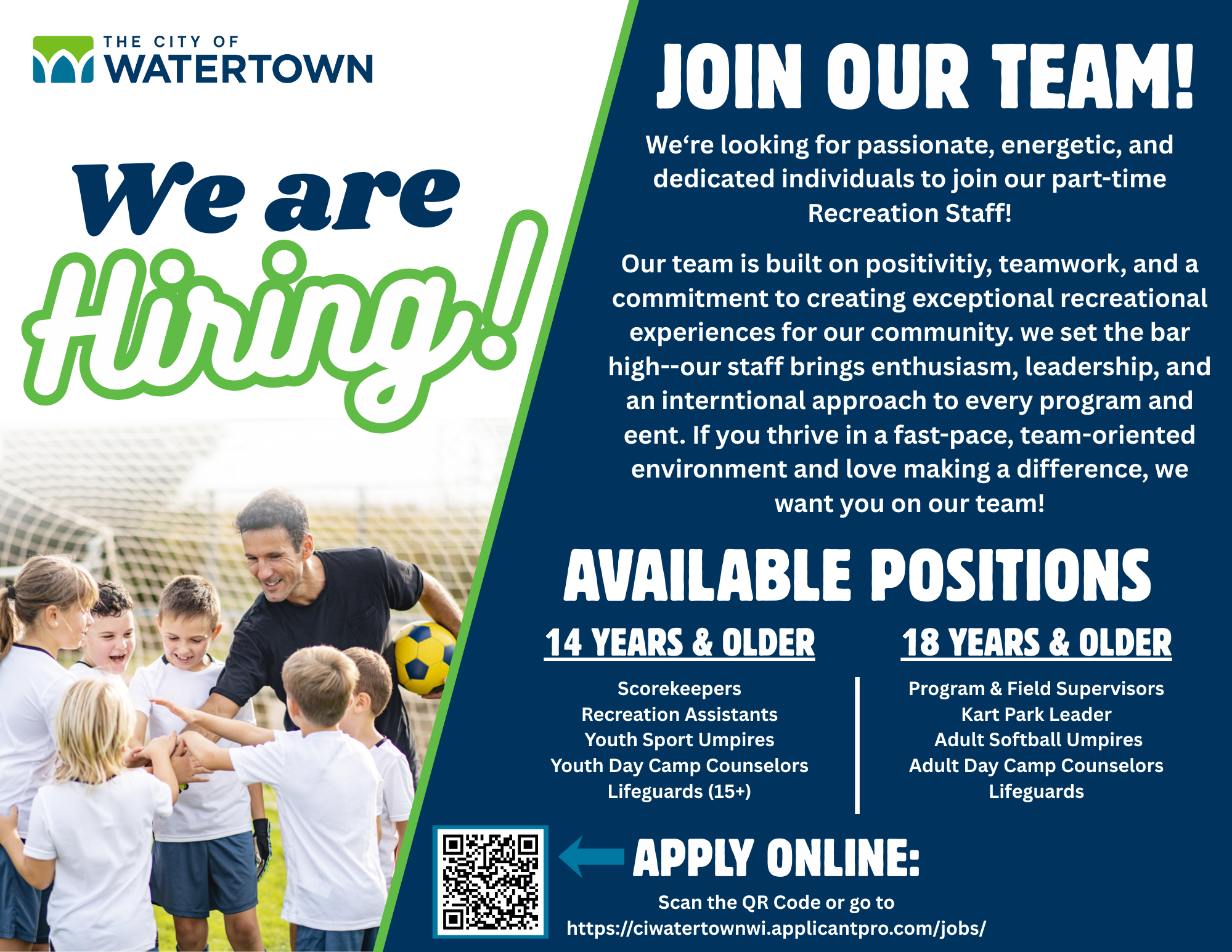 Park and Rec Hiring