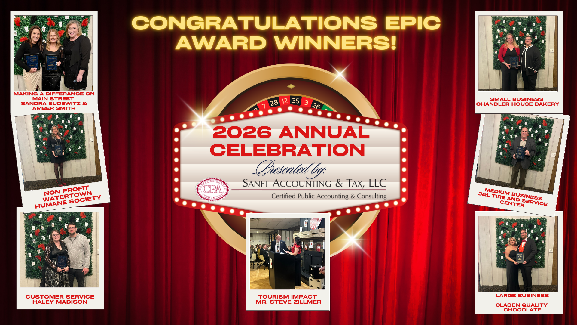 Annual Celebration EPIC Award Winners