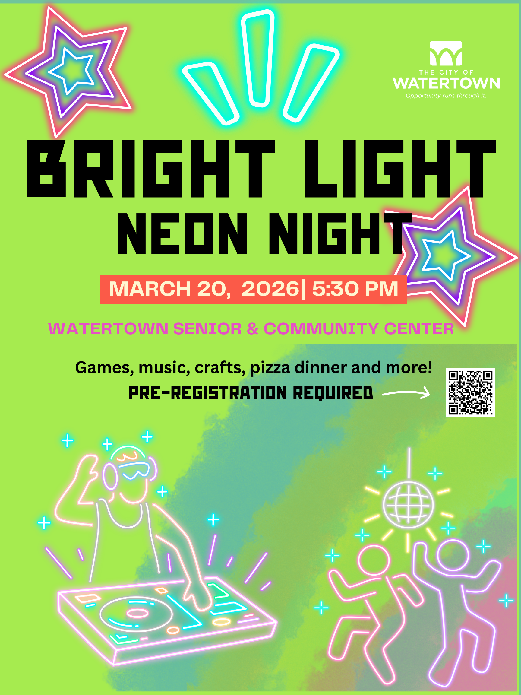 Bright Light Neon Night