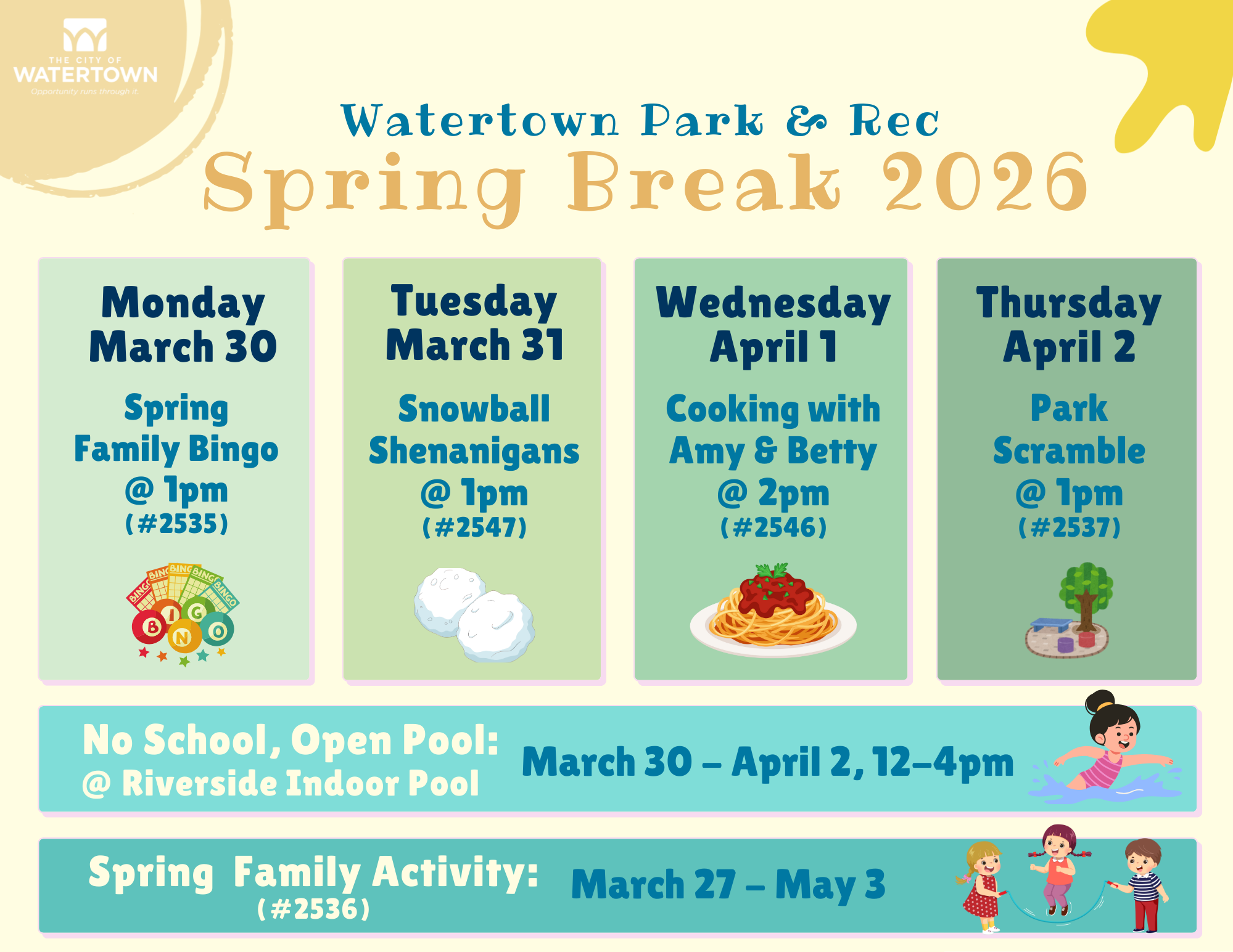 Spring Break Activities