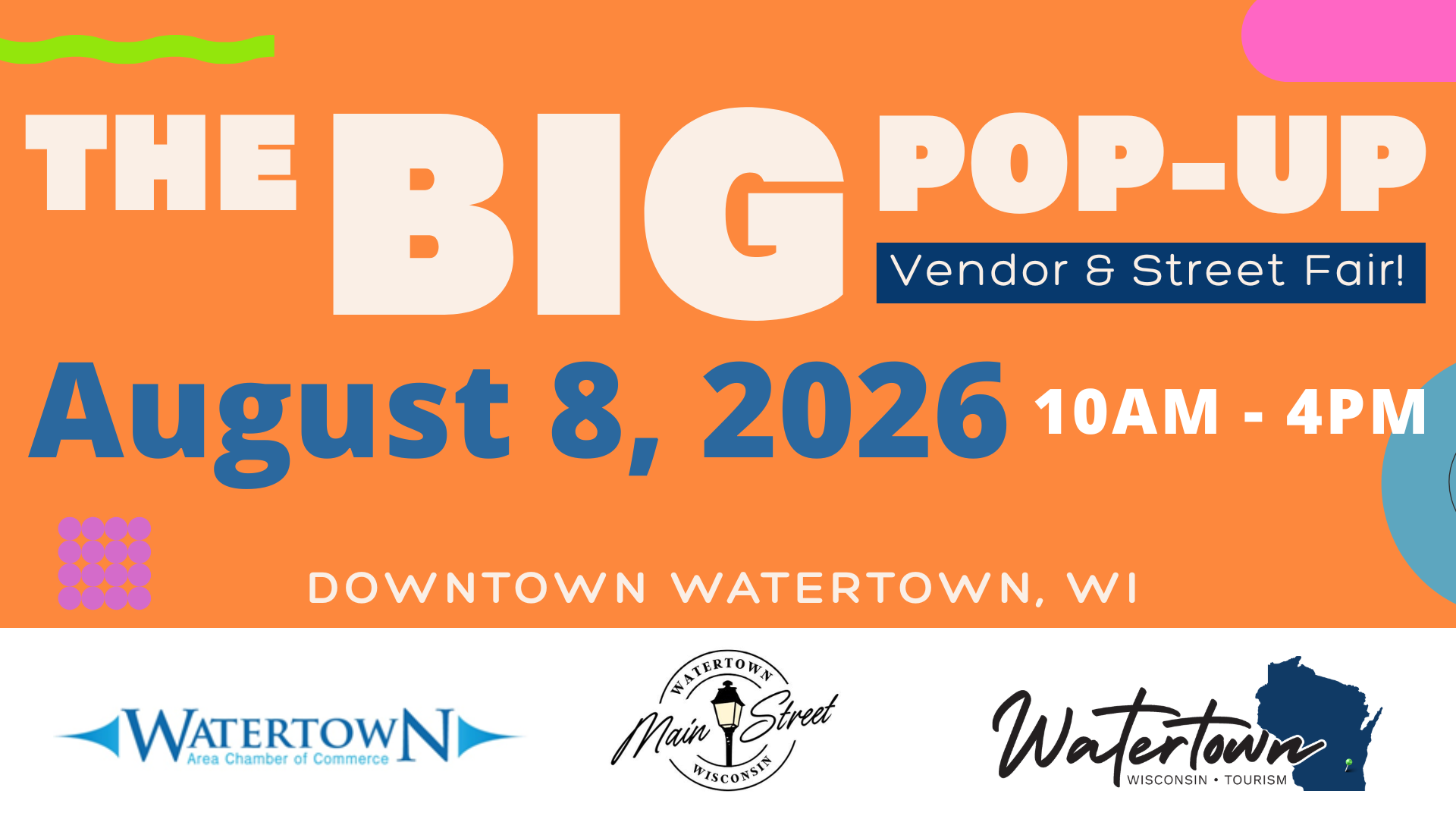 Watertown Area Chamber The Big Pop-Up