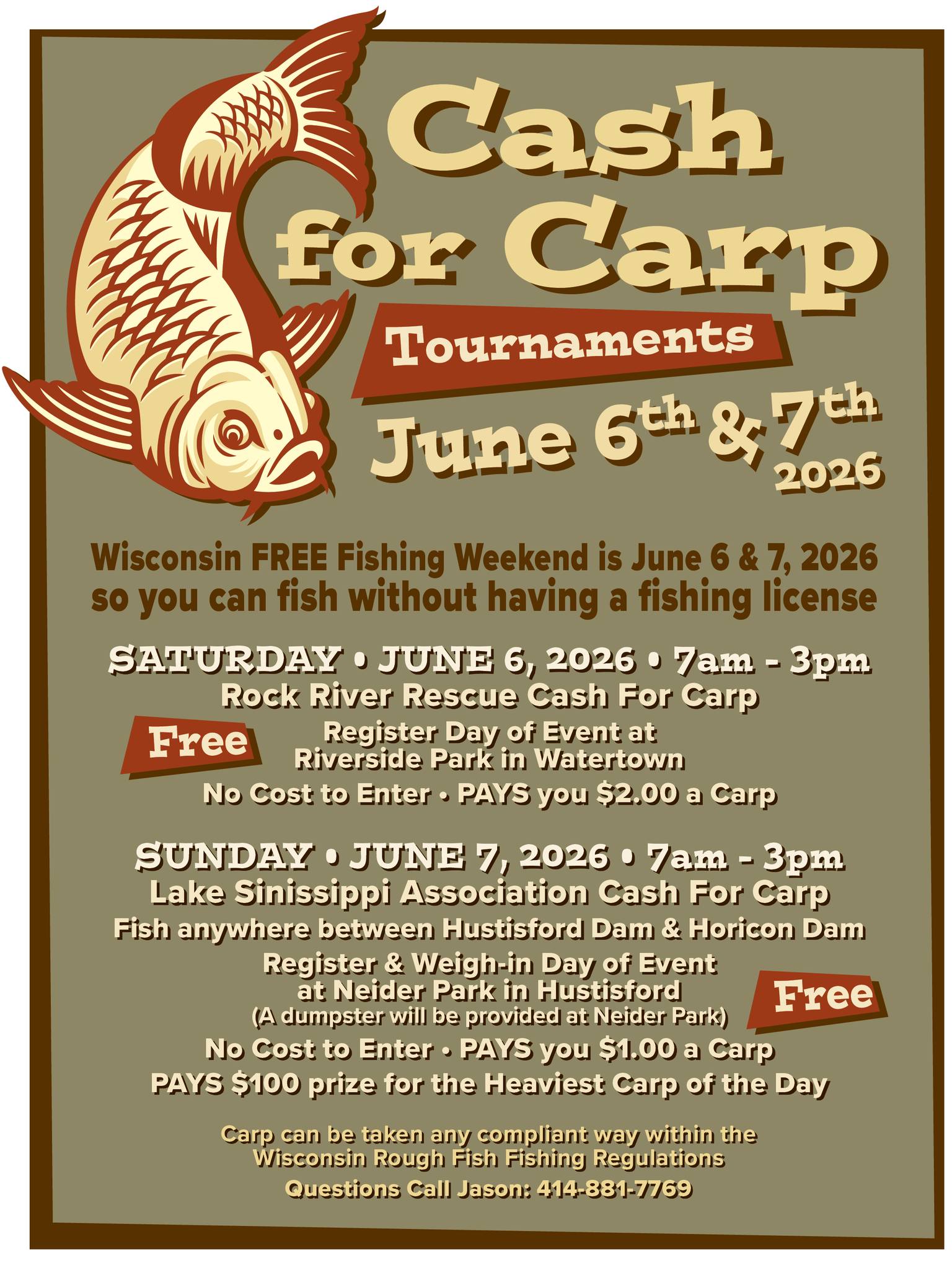 Cash for Carp