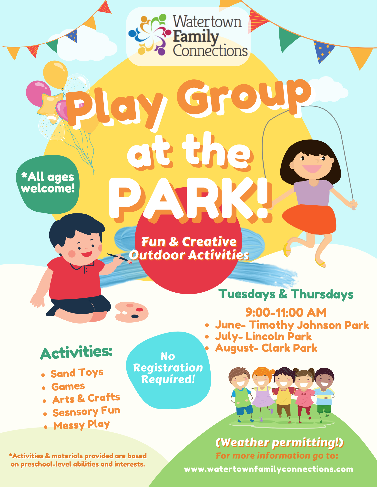 Playgroup at the Park