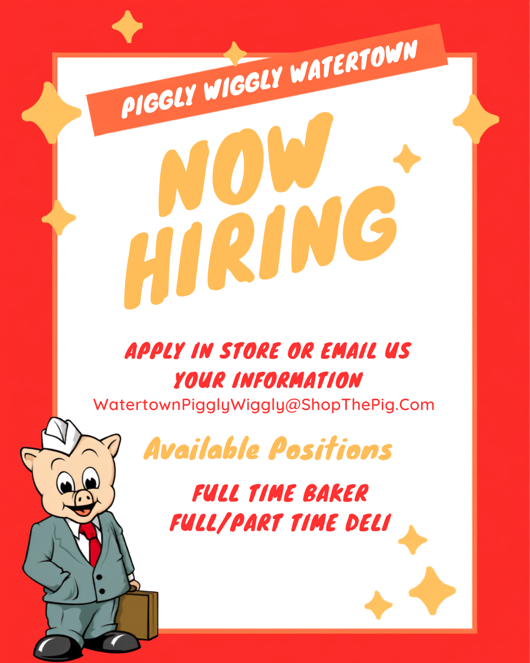 Piggly Wiggly Hiring