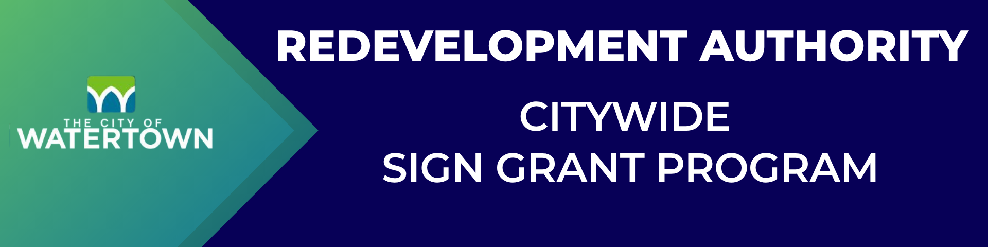 RDA Citywide Sign Grant